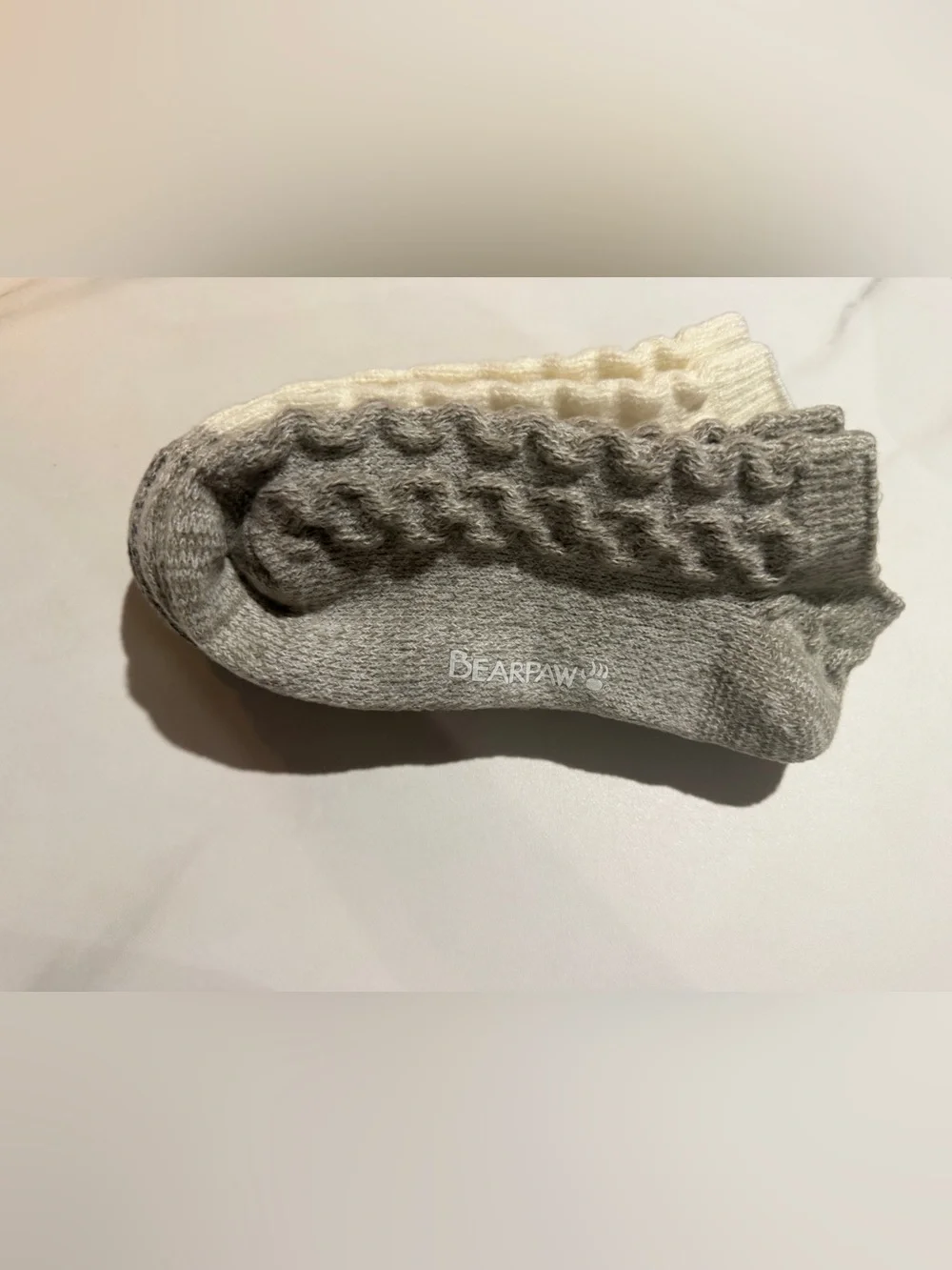 BearPaw Cable Knit Super Soft Low Cut Socks 5 Pairs